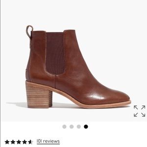 Madewell Frankie Rich Brown Leather Boot 9.5